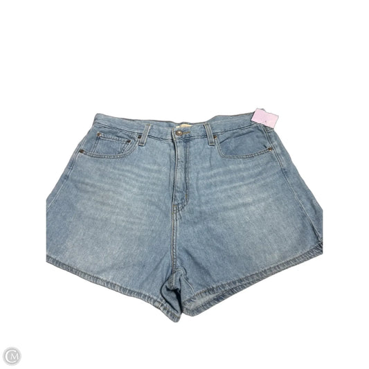 Shorts By Levis In Blue Denim, Size: 14
