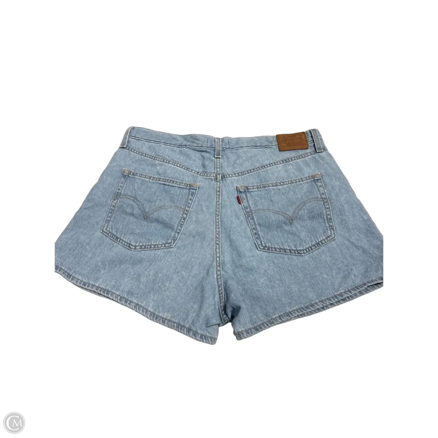 Shorts By Levis In Blue Denim, Size: 14