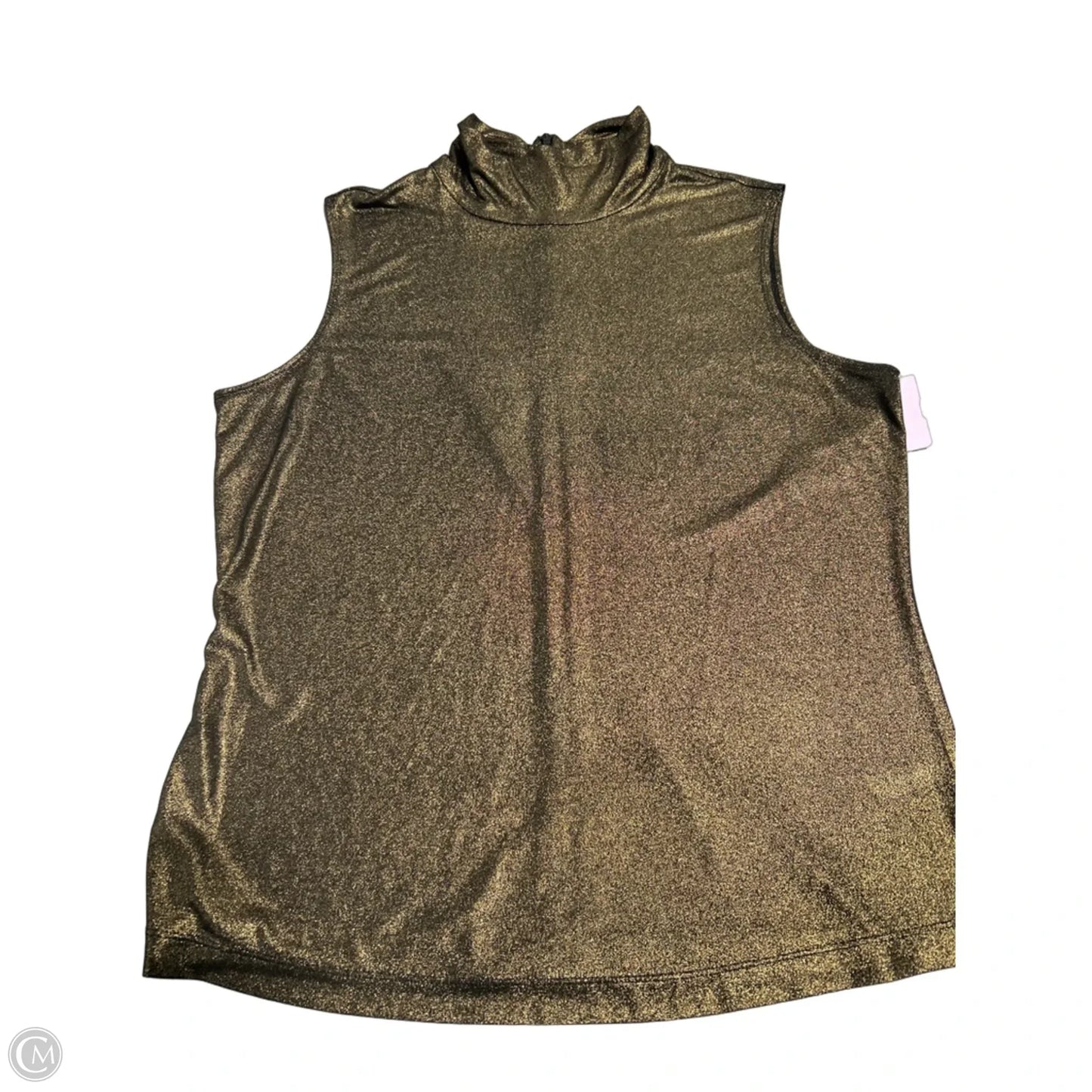 Tank Top By Laura Ashley In Gold, Size: M