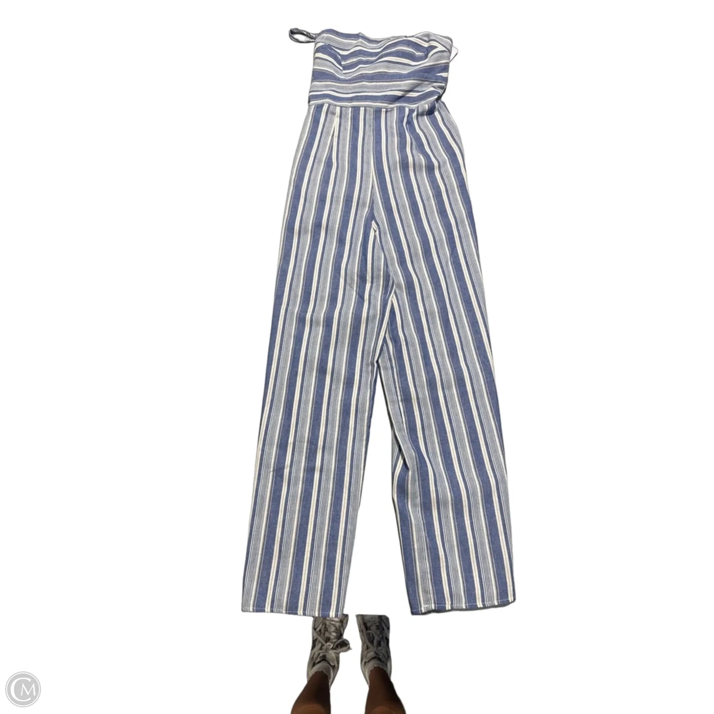 Jumpsuit By Francesca’s In Striped Pattern, Size: S