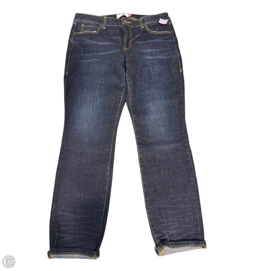 Jeans Skinny By Cabi In Blue Denim, Size: 12
