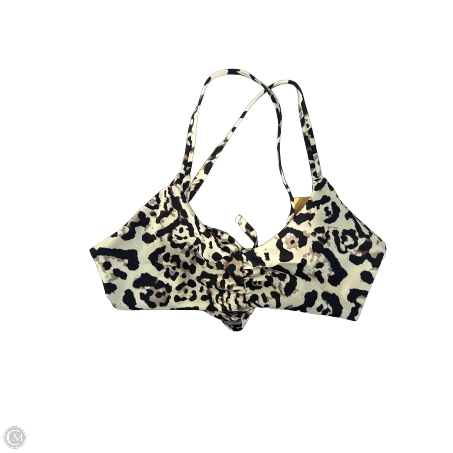 Swimsuit Top By Cmc In Leopard Print, Size: M