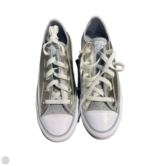 Shoes Sneakers By Converse In Silver, Size: 6