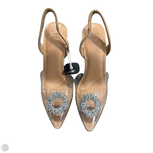 Shoes Heels Stiletto By A New Day In Tan, Size: 9.5