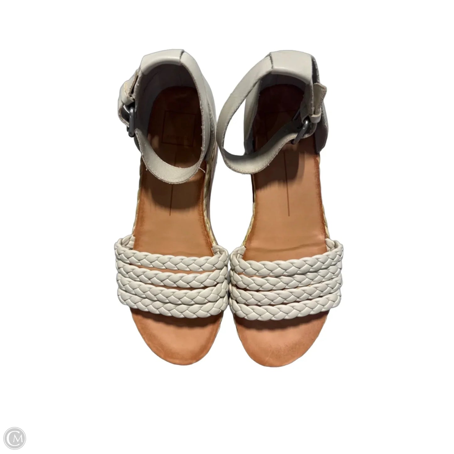 Sandals Heels Wedge By Dolce Vita In Tan, Size: 9