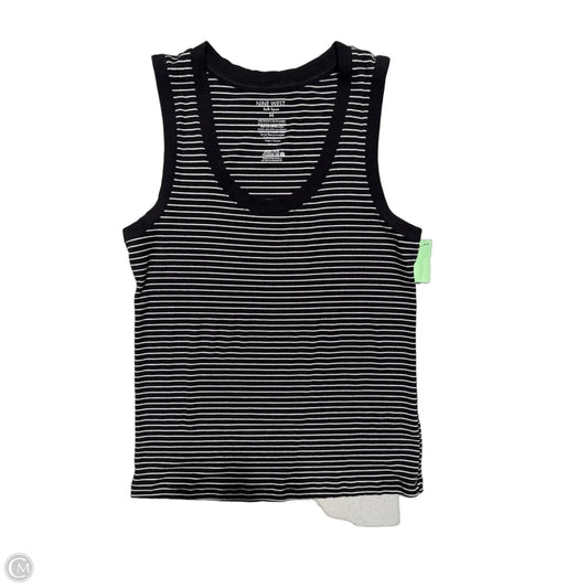 Tank Top By Nine West In Striped Pattern, Size: M