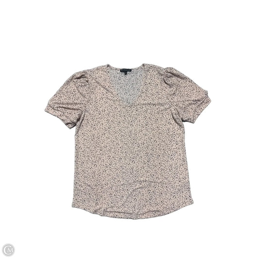 Top Short Sleeve By Adrianna Papell In Pink, Size: S