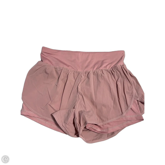 Athletic Shorts By Cmc In Pink, Size: L