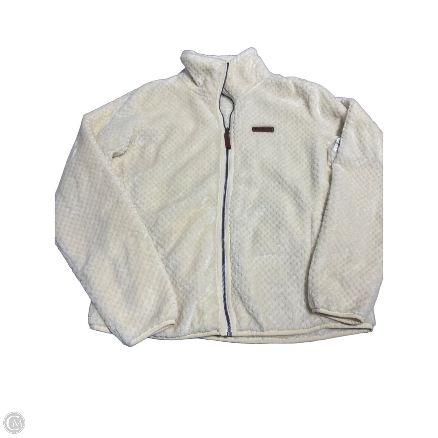 Jacket Denim By Columbia In Cream, Size: L