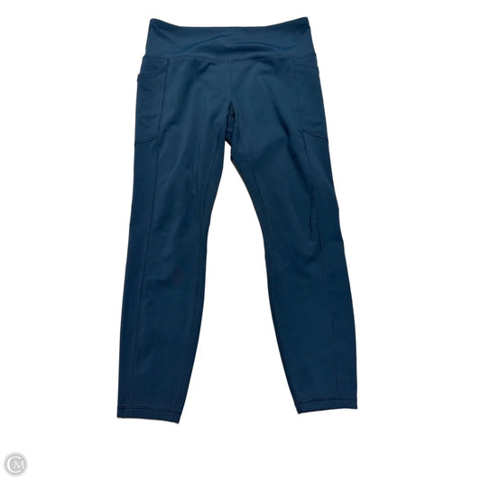 Athletic Leggings By Rbx In Teal, Size: L