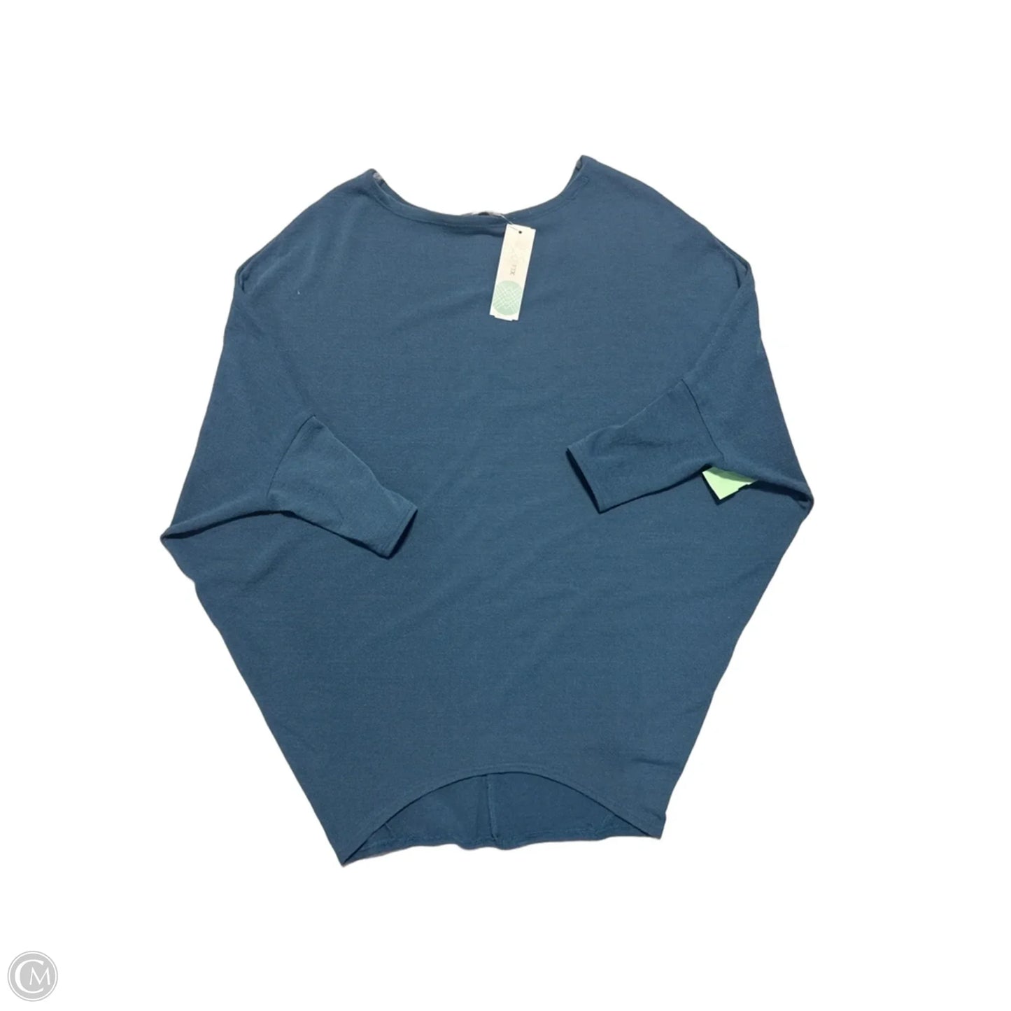 Top 3/4 Sleeve By Jolie In Teal, Size: M