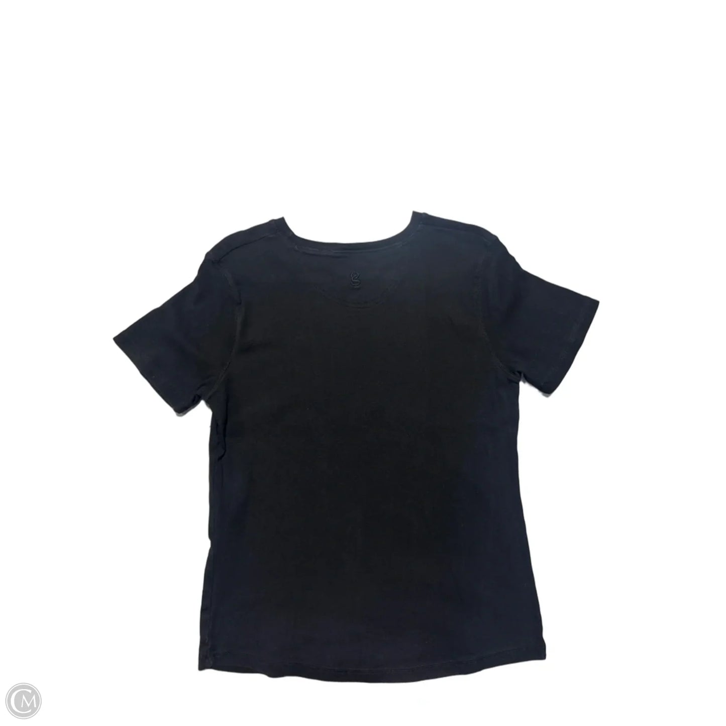 Top Short Sleeve By Cmc In Black, Size: L