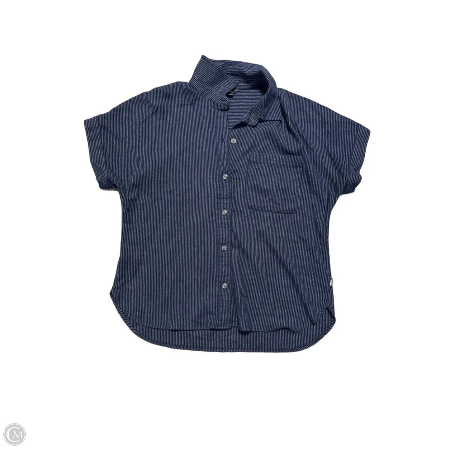 Top Short Sleeve By Eddie Bauer In Navy, Size: Xs