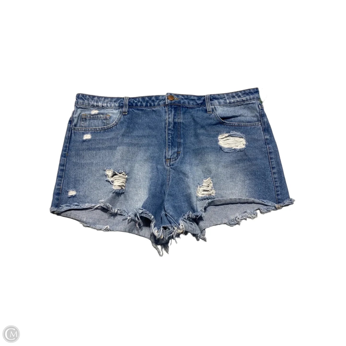 Shorts By Cmc In Blue Denim, Size: 18
