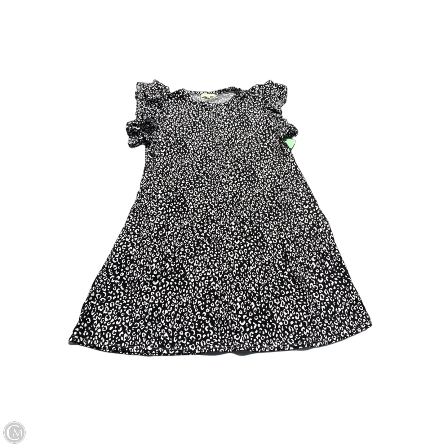 Dress Casual Midi By Perfect Peach In Black & White, Size: Xl