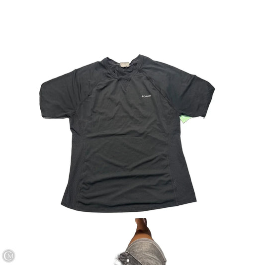 Top Short Sleeve By Columbia In Black, Size: L
