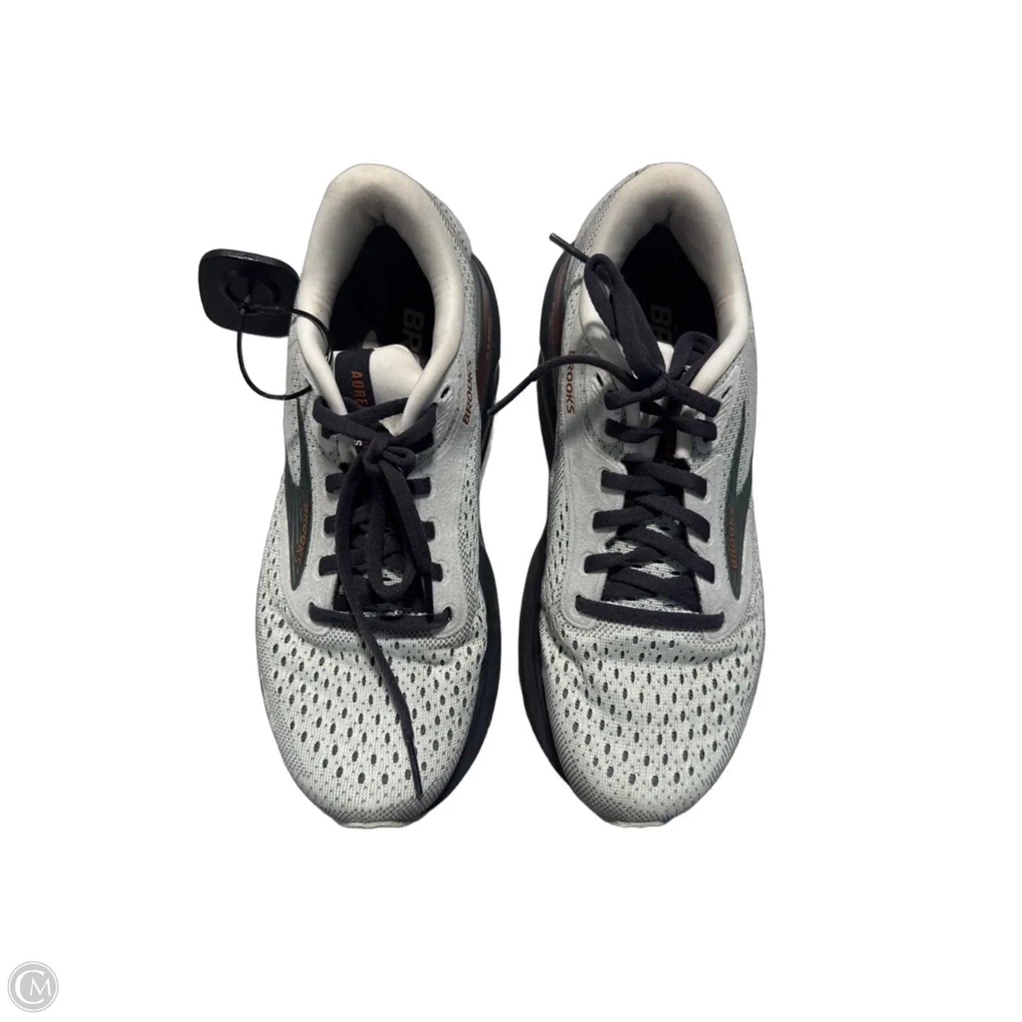 Shoes Sneakers By Brooks In Green & Grey, Size: 7.5