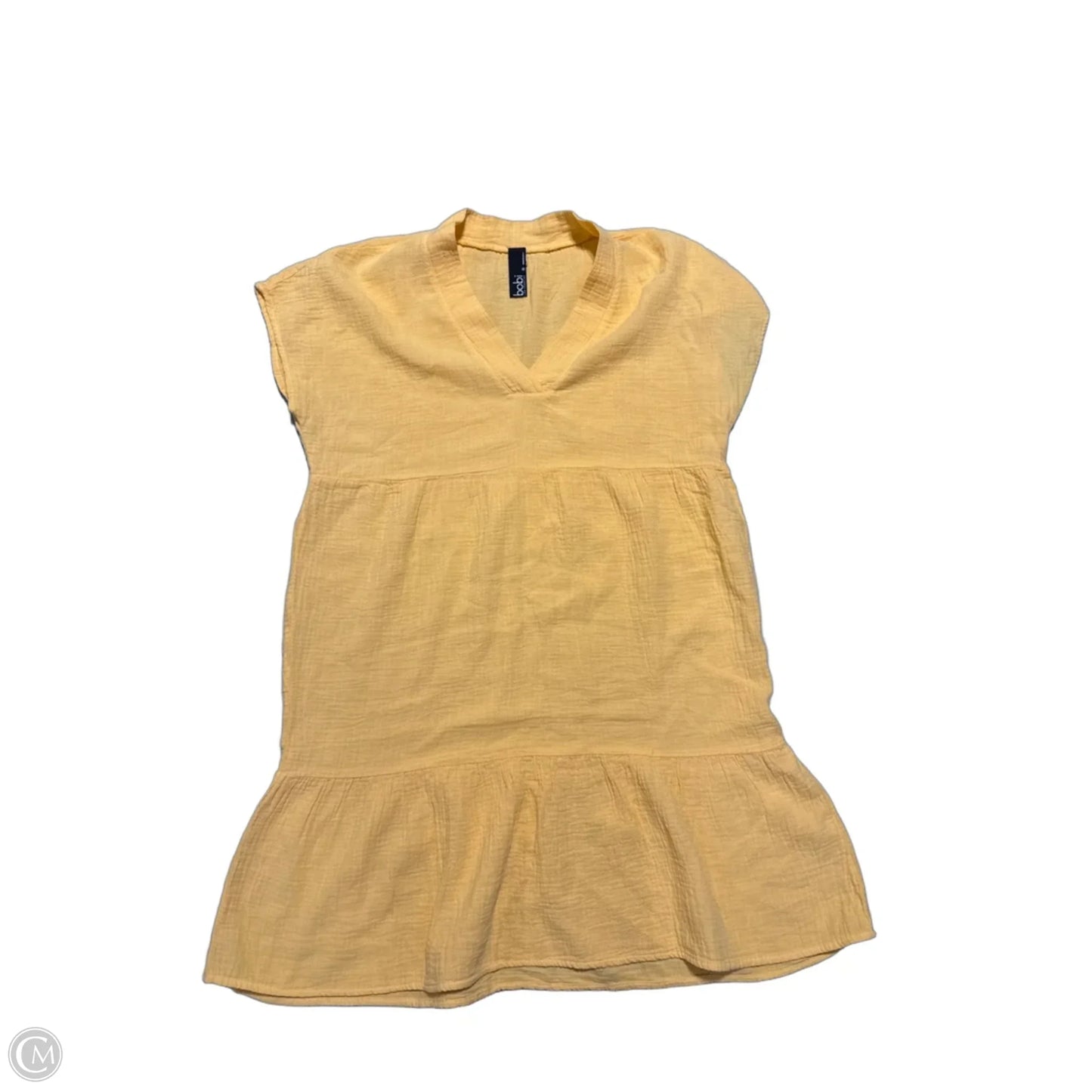 Dress Casual Midi By Bobi In Orange, Size: S