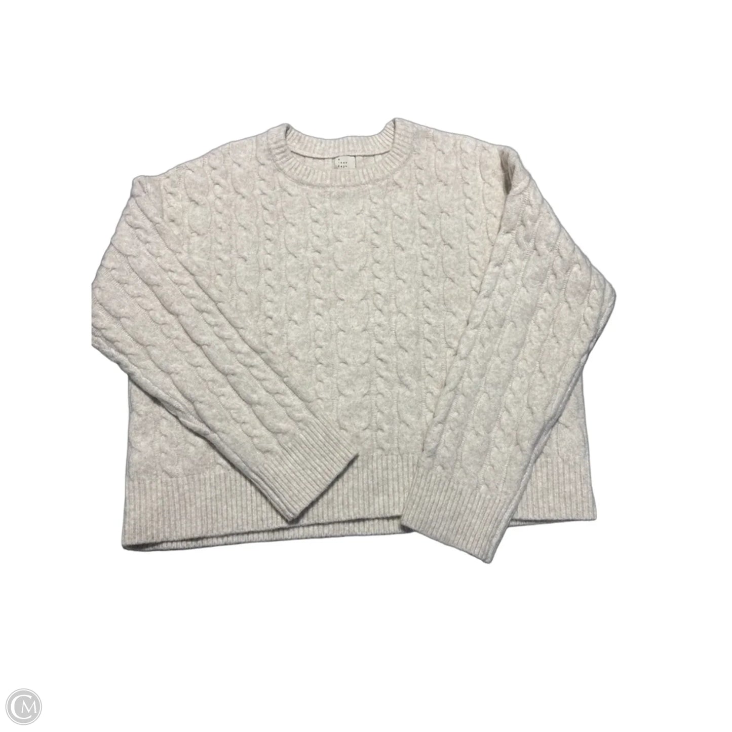 Sweater By A New Day In Cream, Size: Xxl