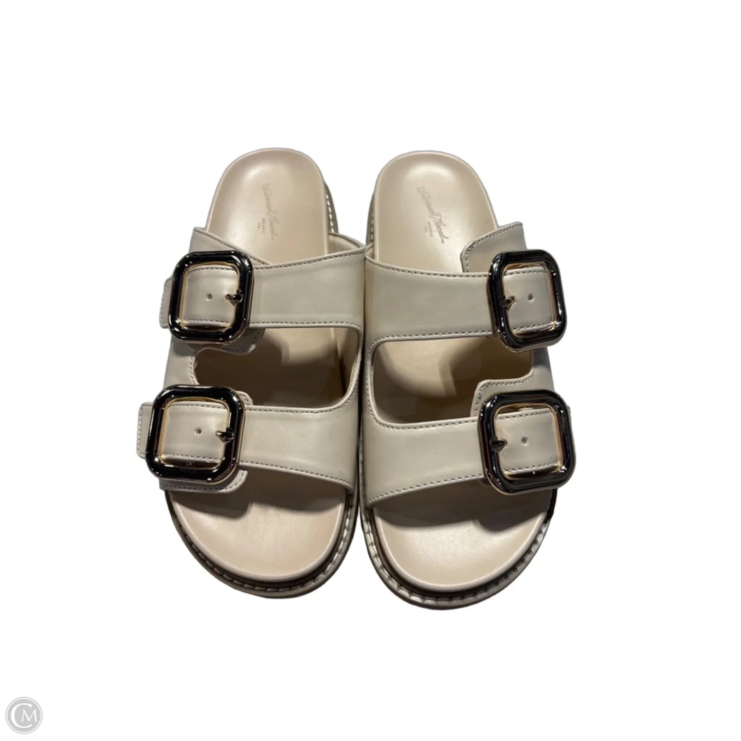 Sandals Flats By Universal Thread In Tan, Size: 8