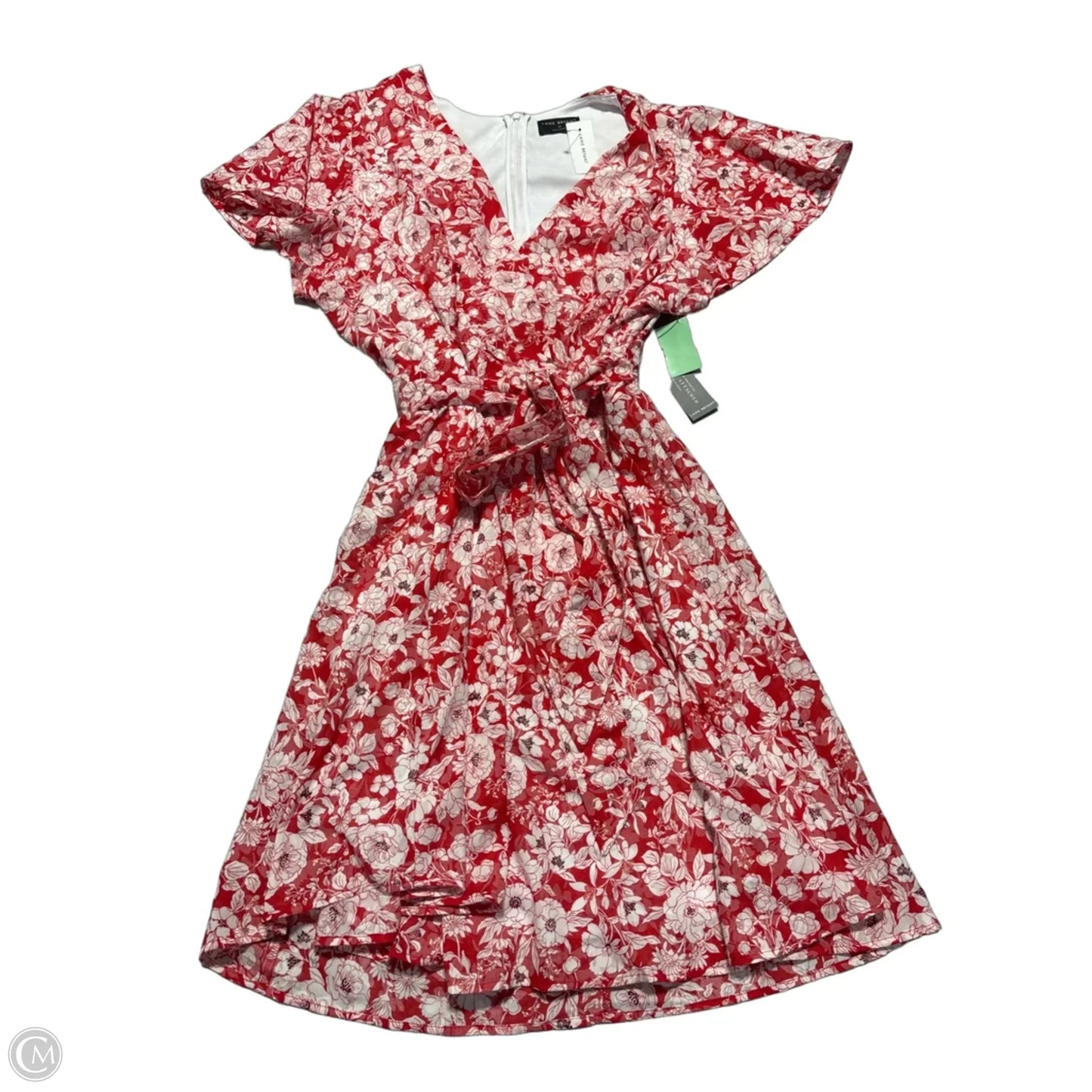 Dress Casual Short By Lane Bryant In Red & White, Size: 2x