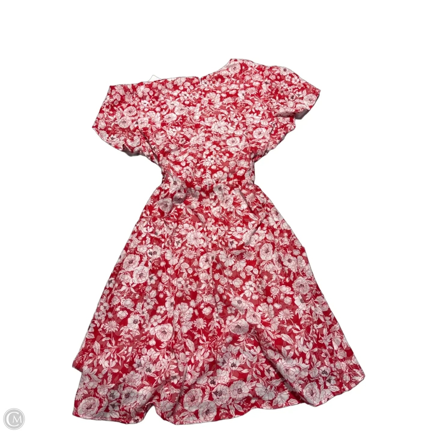 Dress Casual Short By Lane Bryant In Red & White, Size: 2x