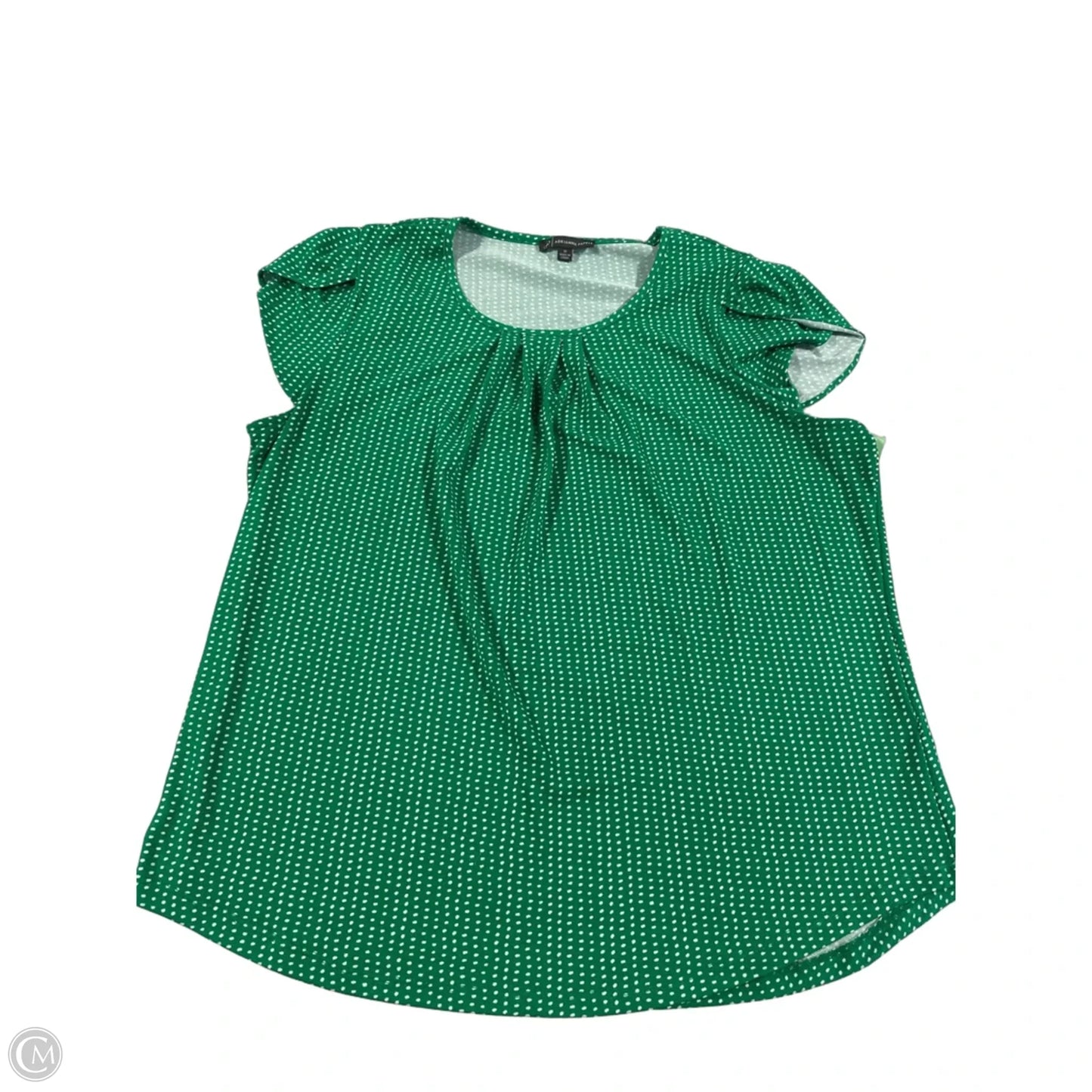 Top Short Sleeve By Adrianna Papell In Green, Size: M