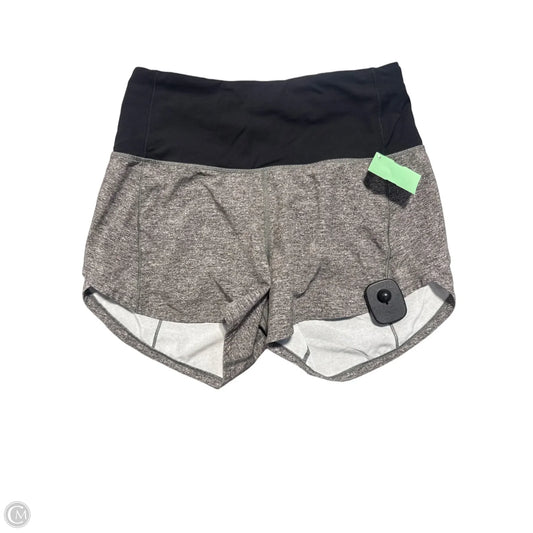 Athletic Shorts By Lululemon In Black & Grey, Size: 2