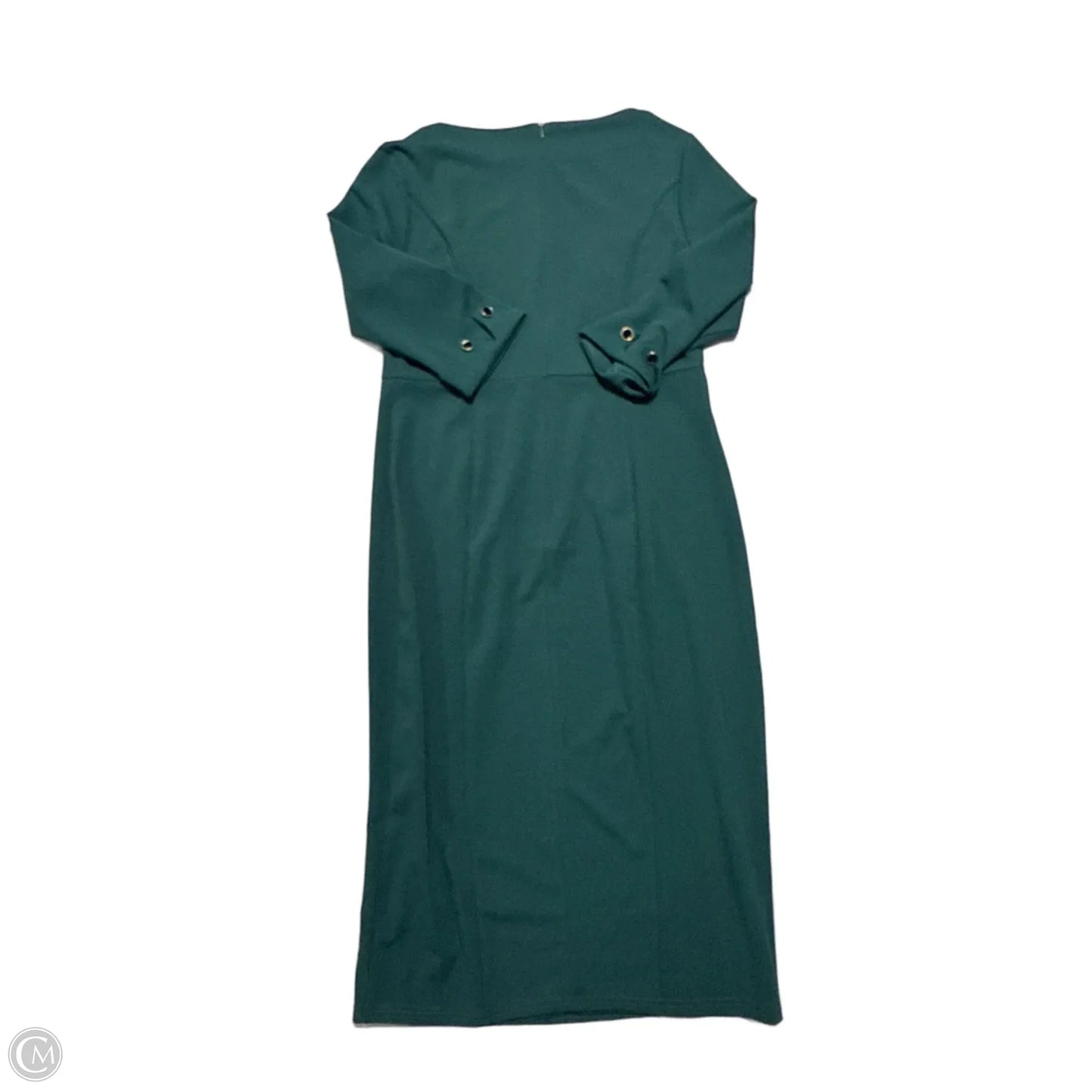 Dress Casual Midi By Allegra K In Green, Size: M
