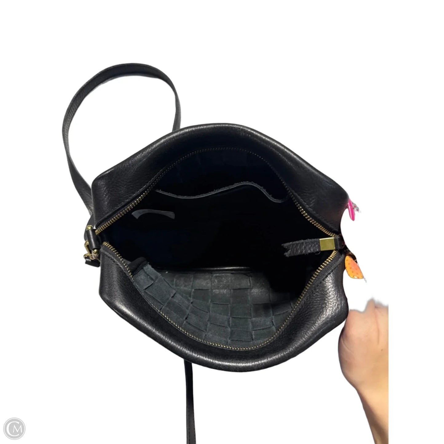 Crossbody Leather By Madewell, Size: Medium