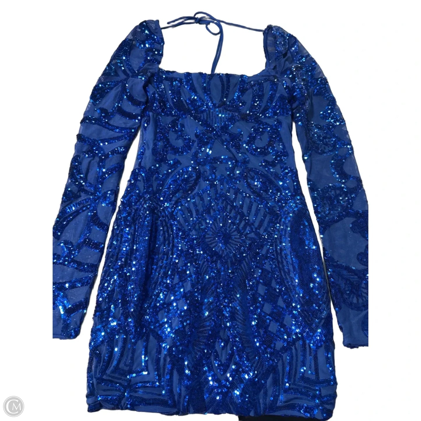 Dress Party Short By Cmc In Blue, Size: M