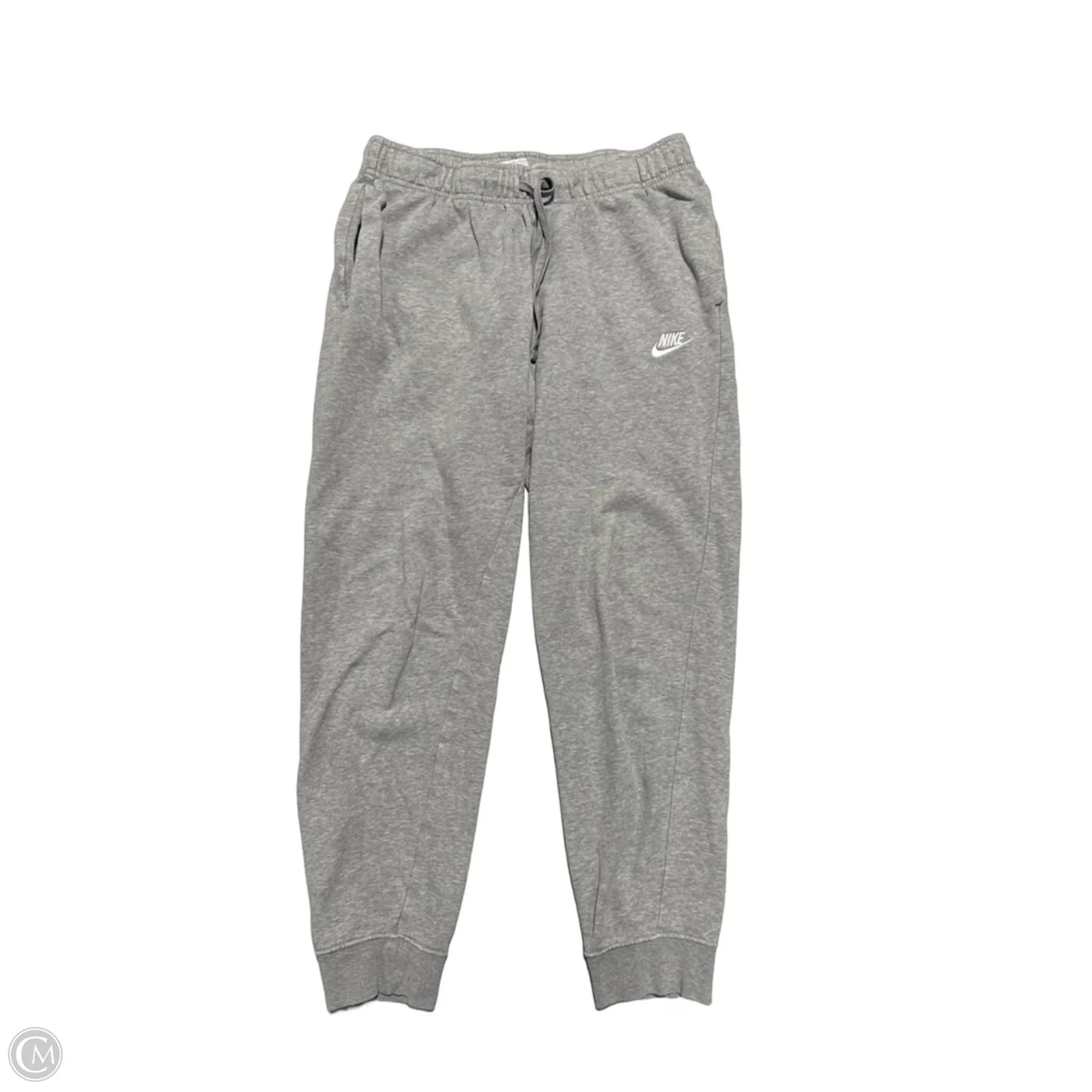 Athletic Pants By Nike In Grey, Size: M