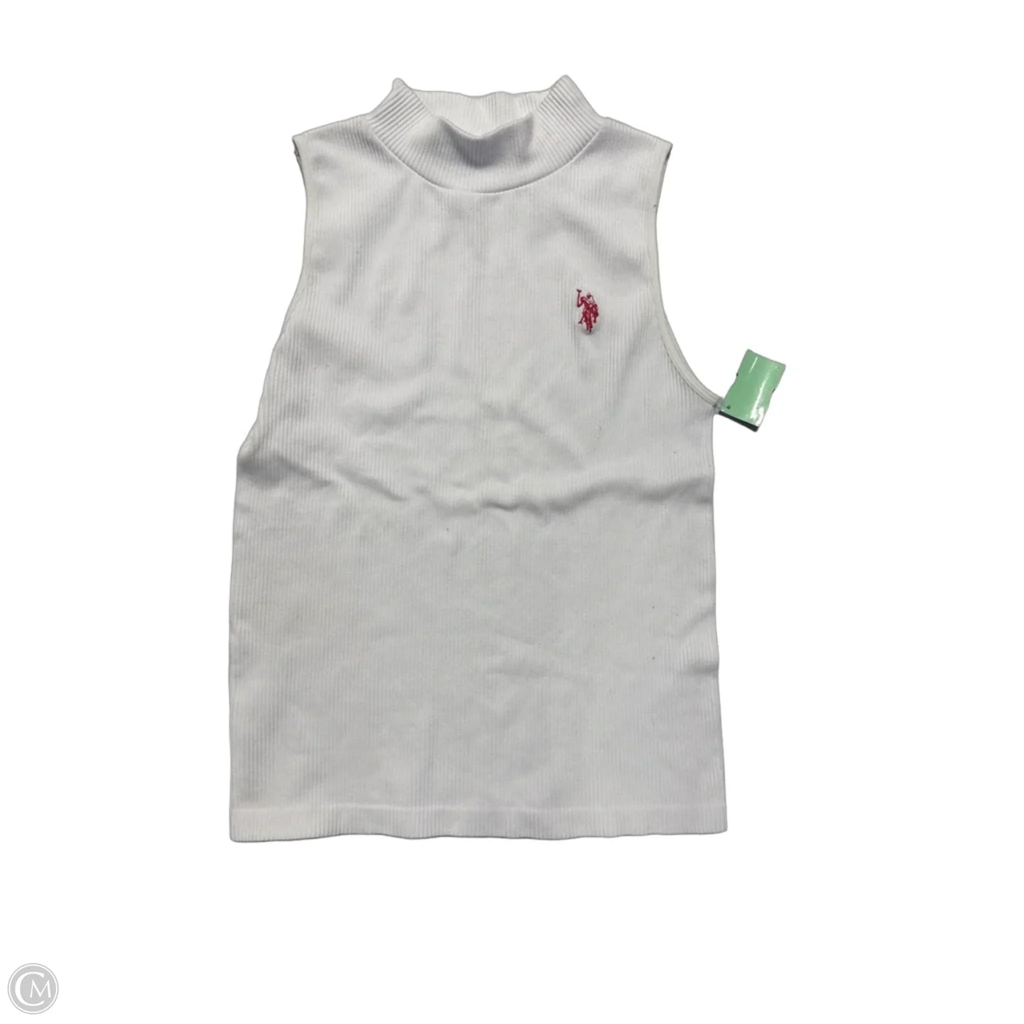 Tank Top By Us Polo Assoc In White, Size: L