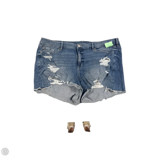 Shorts By Torrid In Blue Denim, Size: 3x