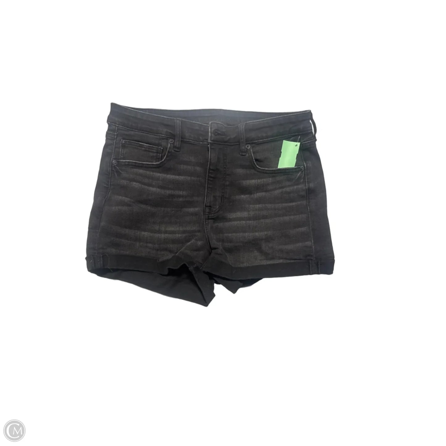 Shorts By American Eagle In Black Denim, Size: 12