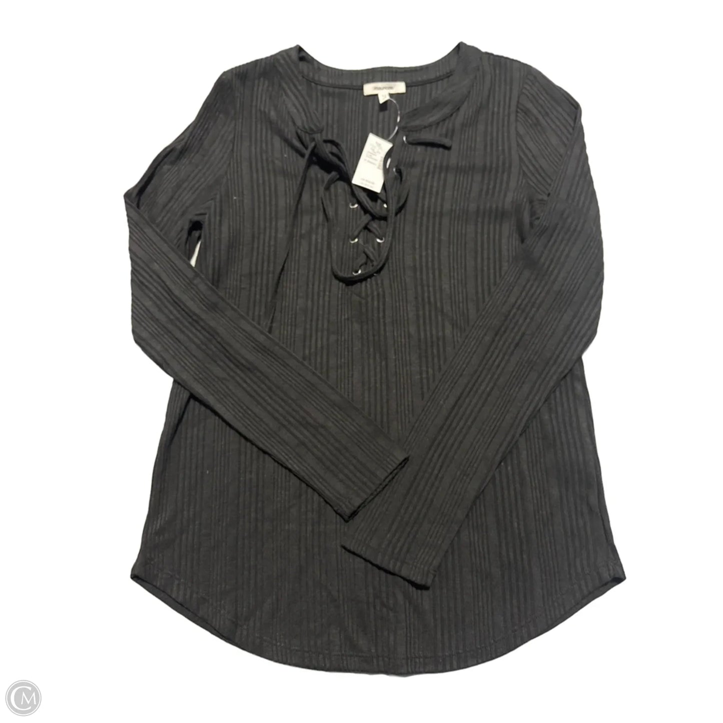 Top Long Sleeve By Maurices In Black, Size: Xs