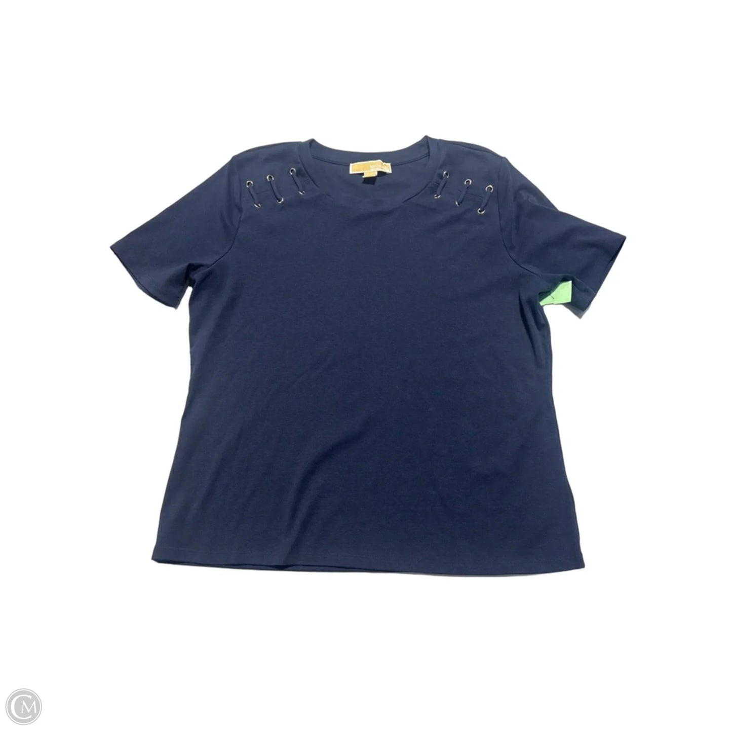Top Short Sleeve By Worthington In Black & Red, Size: Xl