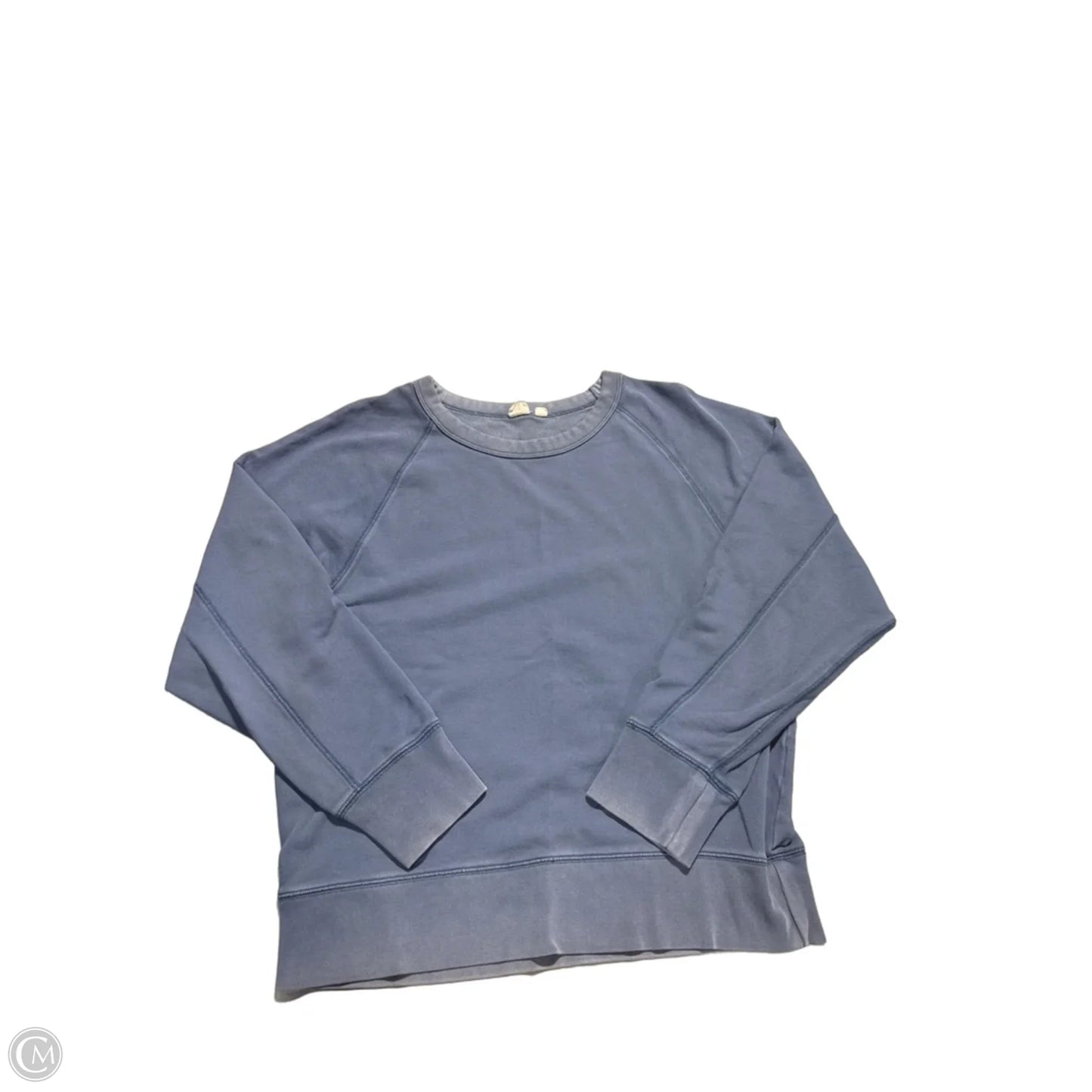 Sweatshirt Crewneck By Gap In Blue, Size: M