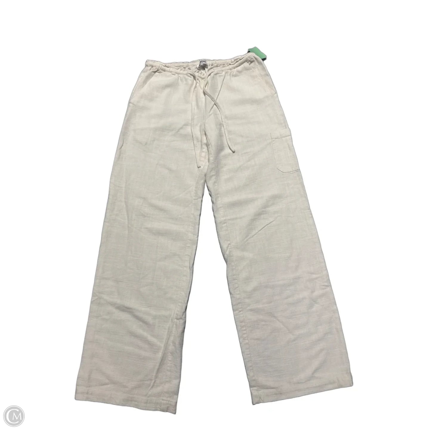 Pants Linen By Cmc In Cream, Size: Xs