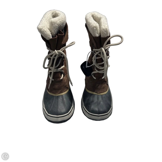 Boots Snow By Sorel In Brown, Size: 9