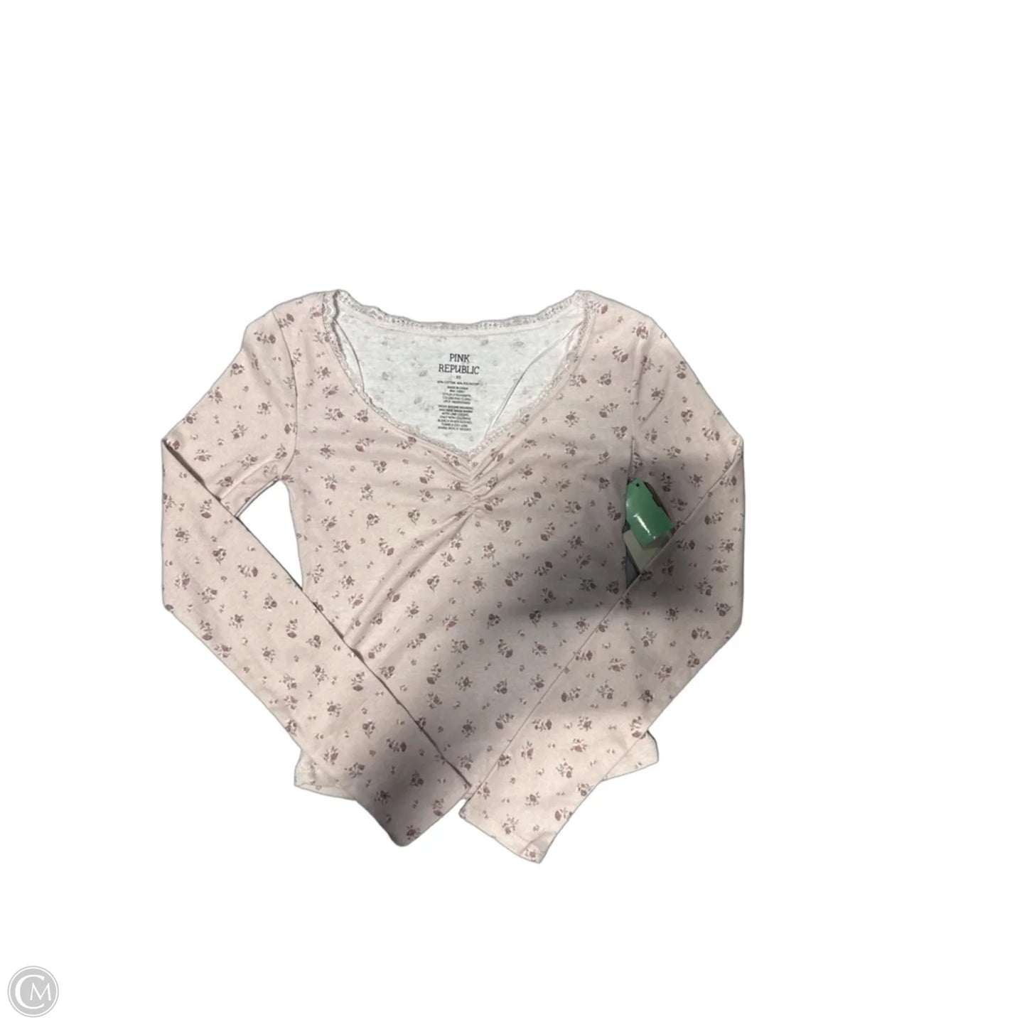 Top Long Sleeve By Pink Republic In Pink, Size: Xs