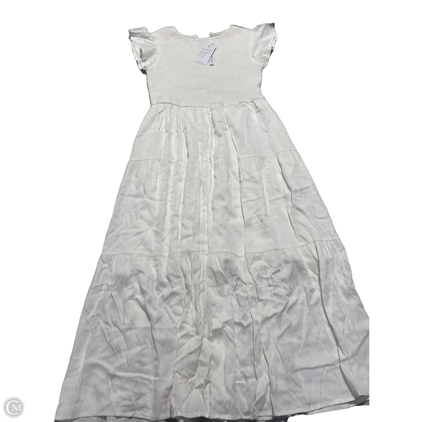 Dress Casual Maxi By Merokeety In White, Size: L