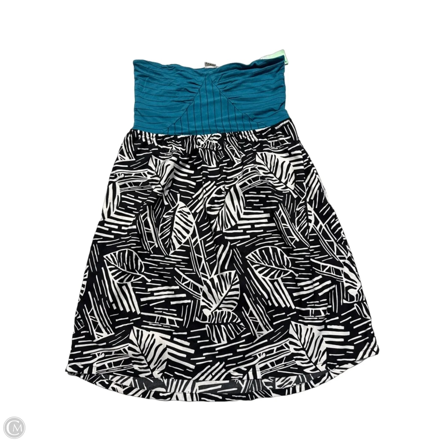 Dress Casual Short By Roxy In Black & Blue, Size: L