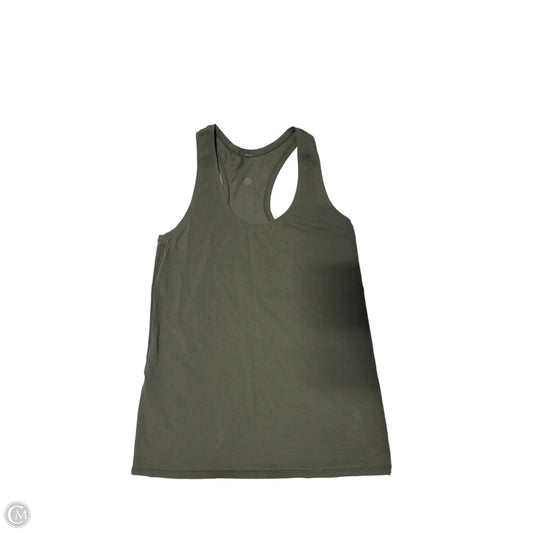 Athletic Tank Top By Lululemon In Green, Size: 8