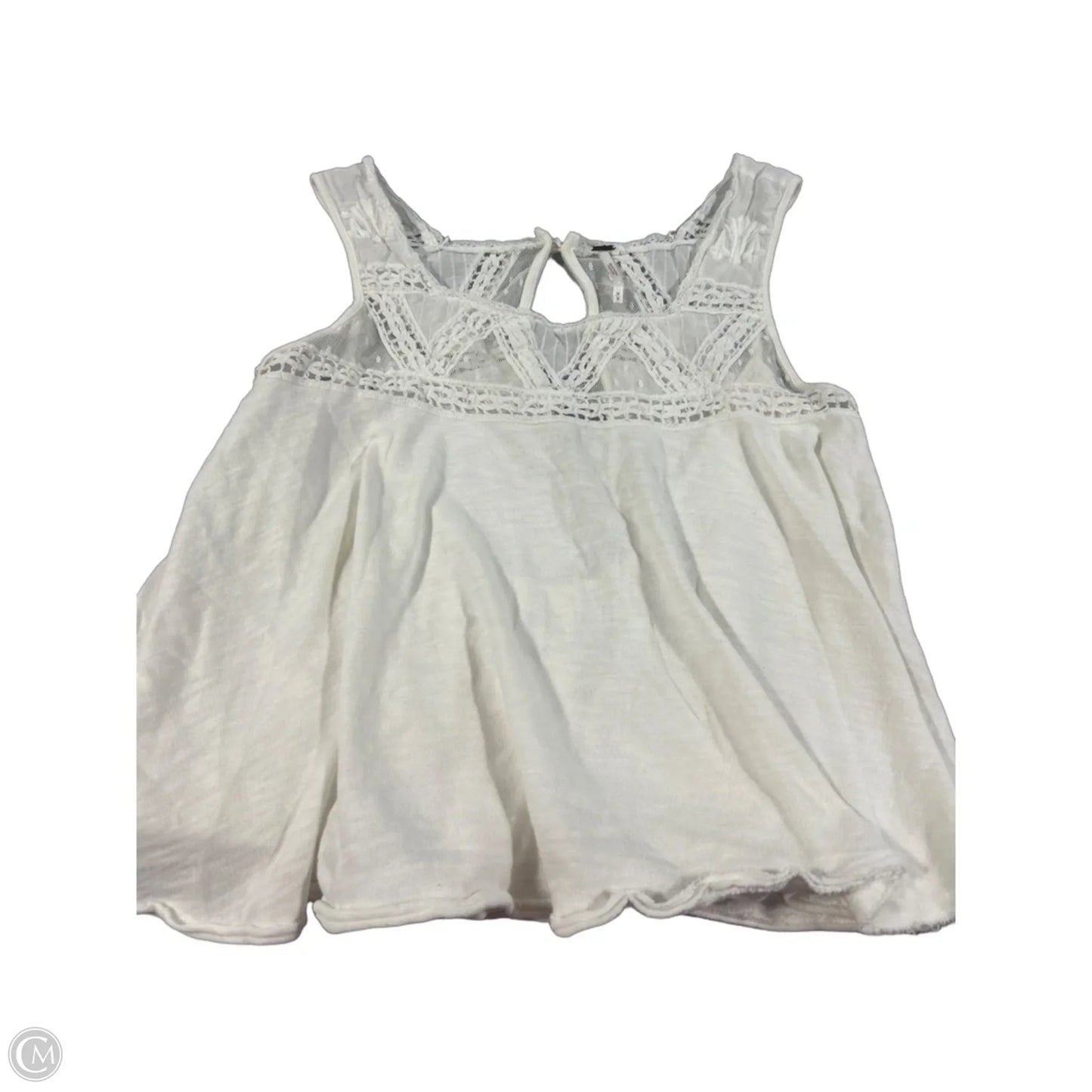 Tank Top By Free People In White, Size: M