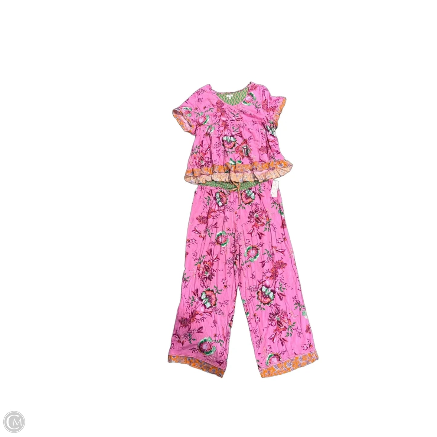 Pants Set 2pc By Cme In Pink, Size: 3x