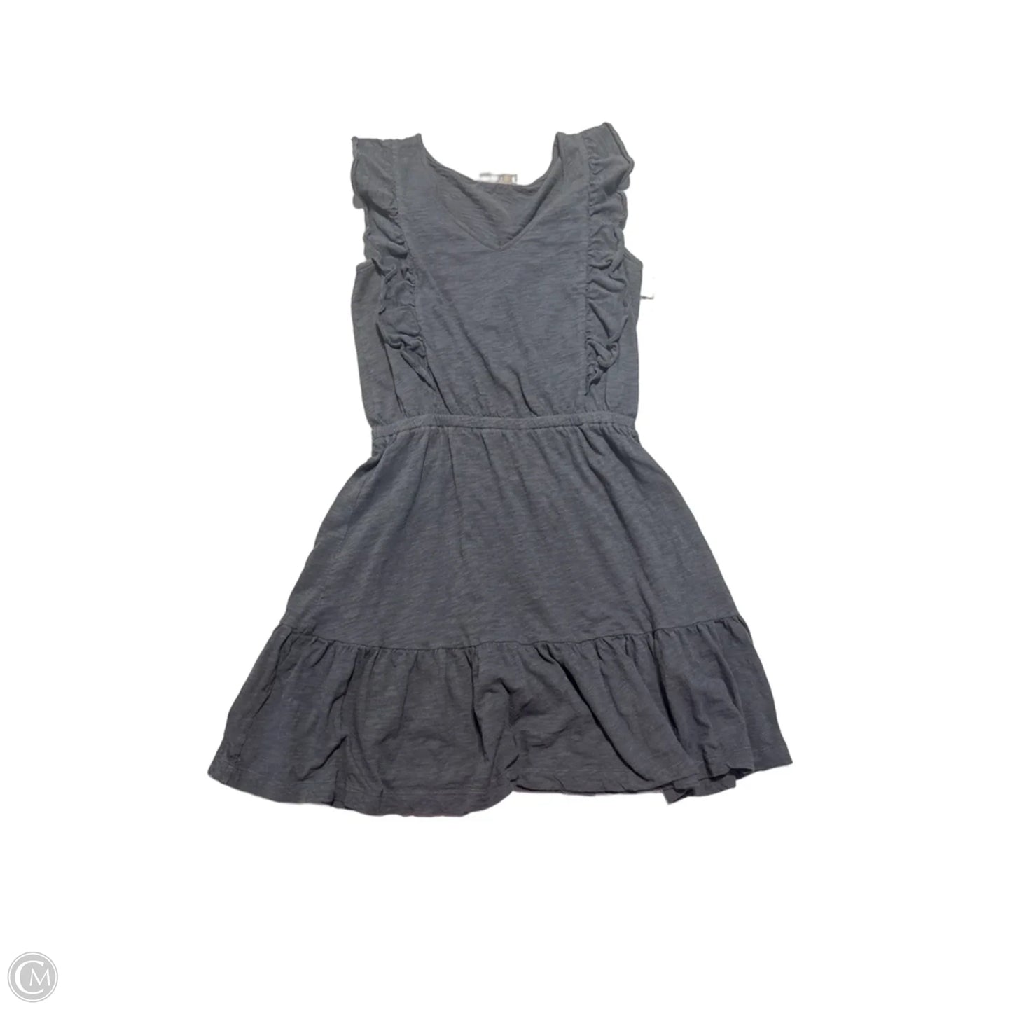 Dress Casual Midi By Loft In Grey, Size: M