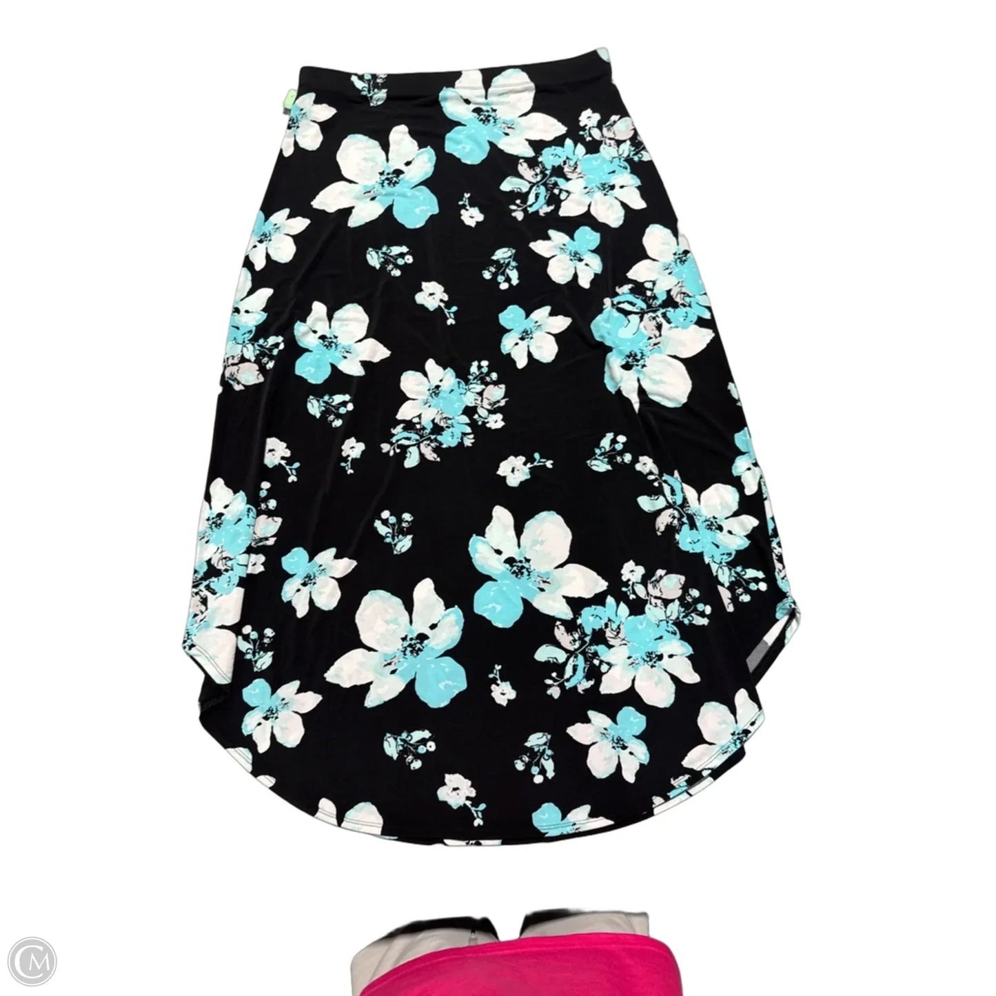 Skirt Maxi By Chicos In Black & Blue, Size: M