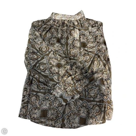 Top Long Sleeve By H&m In Brown, Size: Xxl