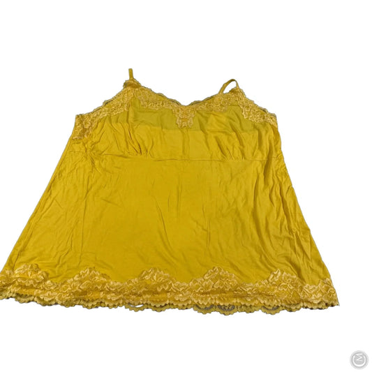 Tank Top By Lane Bryant In Yellow, Size: 3x